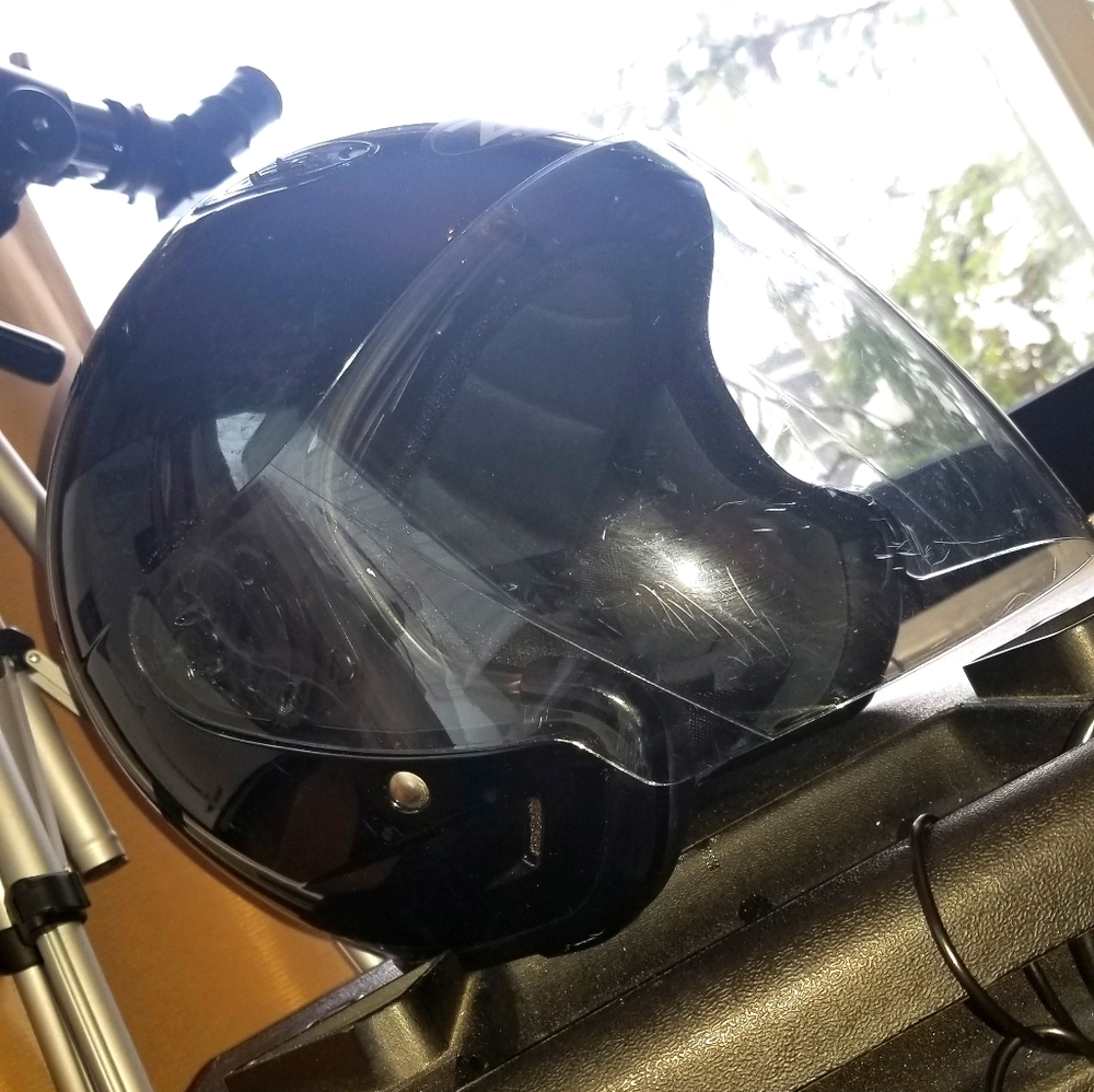 Arai  & Z1R with Scott  gloves